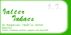 valter takacs business card